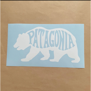 patagonia - Patagonia パタゴニア ステッカー　　　　◆15㎝◆白グロス◆