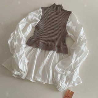 クリア(clear)の新品　clear クリア　♡ レディース　トップス　シャツ　チュニック(ニット/セーター)