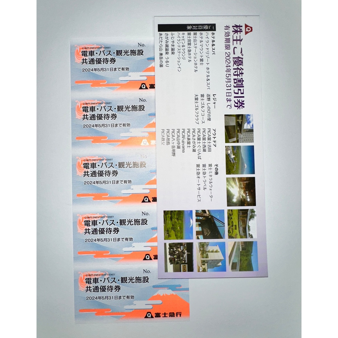富士急行　株主優待 チケットの施設利用券(遊園地/テーマパーク)の商品写真