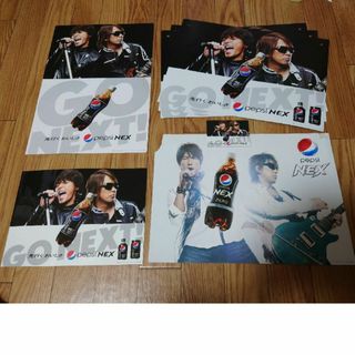 B'z pepsi NEX 販促物 ７点セット(ミュージシャン)