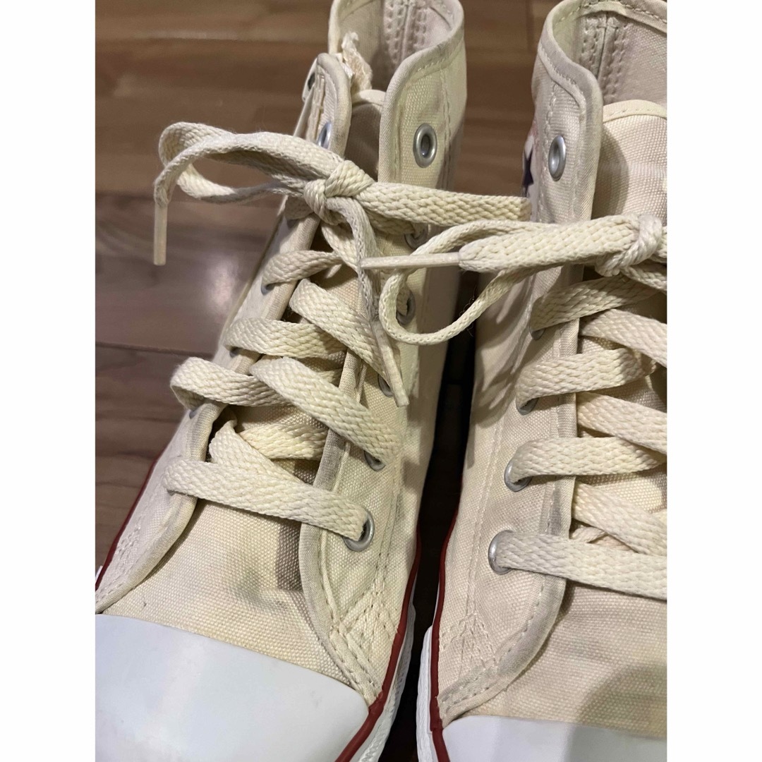 ALL STAR（CONVERSE）(オールスター)のコンバースオールスター　ハイカット　スニーカー　白　20cm キッズ キッズ/ベビー/マタニティのキッズ靴/シューズ(15cm~)(スニーカー)の商品写真