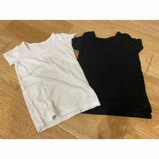 ユニクロ(UNIQLO)のユニクロ　ヒートテック　半袖　100 2枚セット(下着)