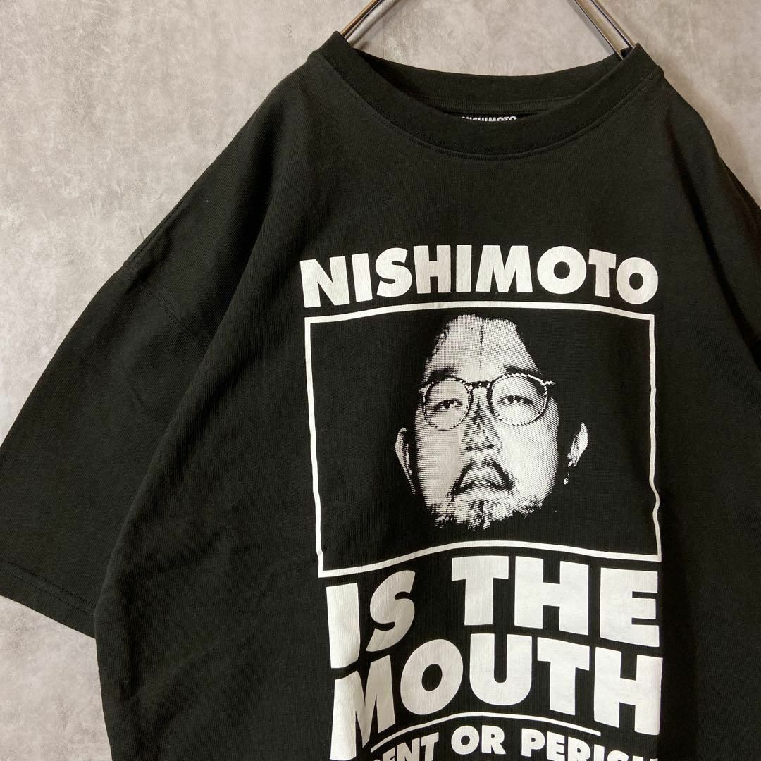 NISHIMOTO IS THE MOUTH 両面プリントロゴ　ブラック古着屋CStk