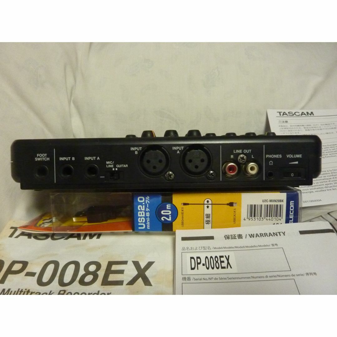 ASCAM(タスカム) DP-008EX マルチトラックレコーダー 楽器のレコーディング/PA機器(その他)の商品写真