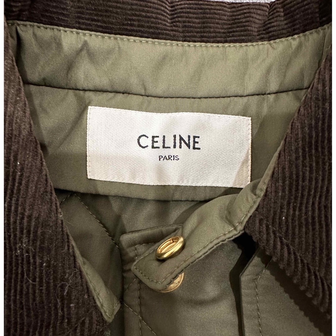 celine(セリーヌ)のceline ハンティングキルティングジャケット36（Mサイズ） レディースのジャケット/アウター(ブルゾン)の商品写真