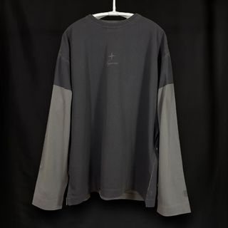 シュプリーム(Supreme)のSupreme Stone Island L/S Top Black M(Tシャツ/カットソー(七分/長袖))