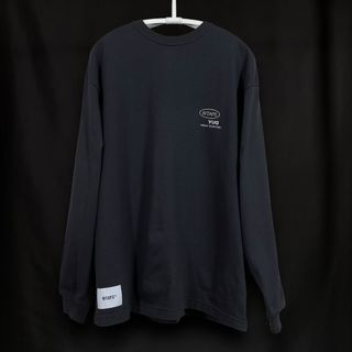 ダブルタップス(W)taps)のWTAPS 23AW コットン ジャージー ロゴ刺繍 ロングスリーブ Tシャツ(Tシャツ/カットソー(七分/長袖))