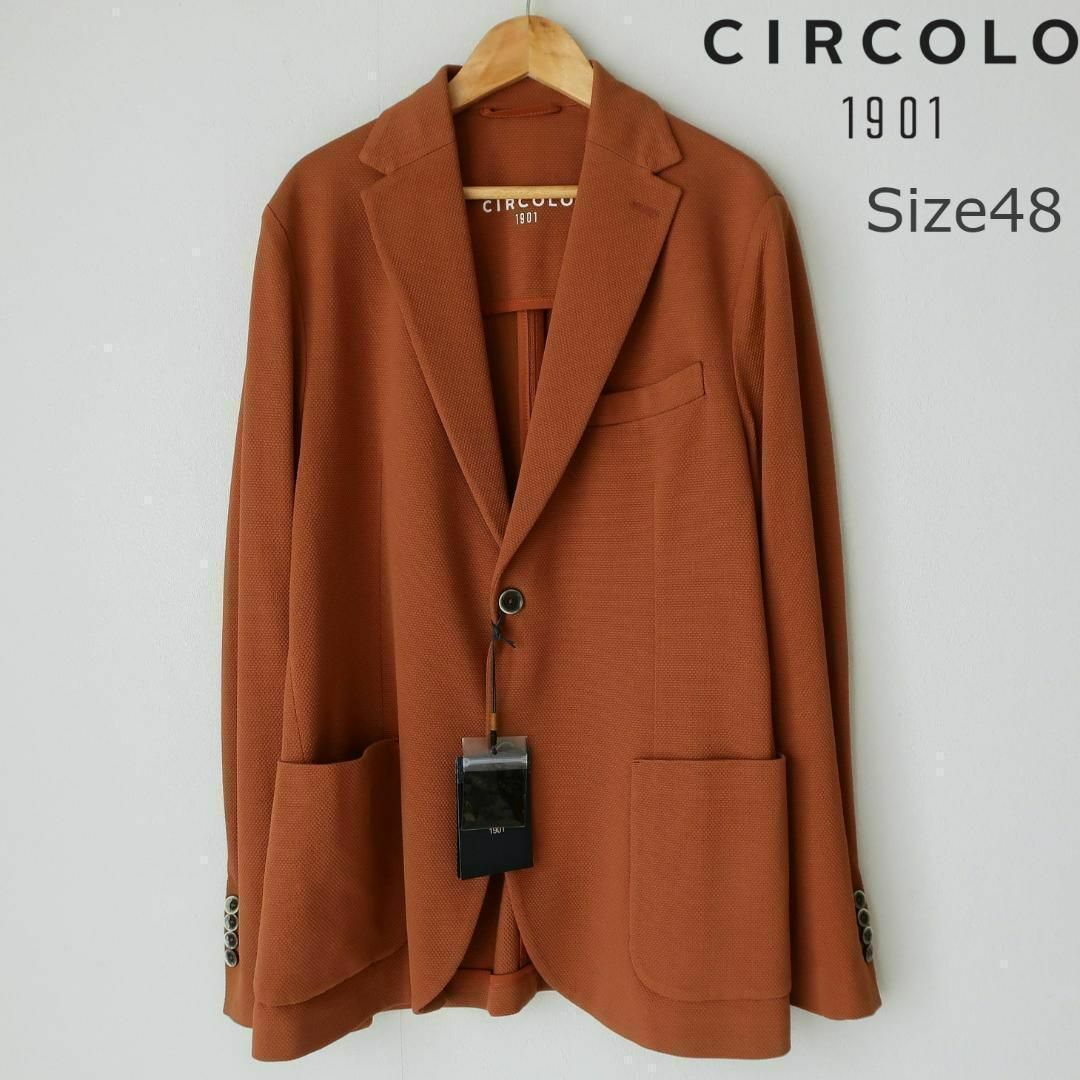新品 Circolo 1901 ジャージ素材 テーラードジャケット ブレザー50