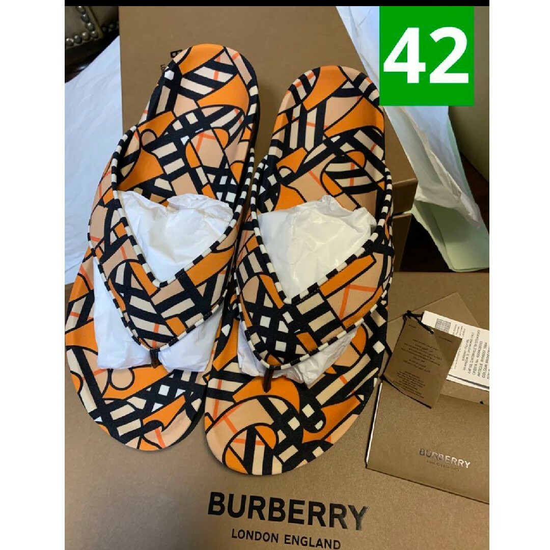 BURBERRY(バーバリー)のBurberry バーバリーチェック柄　サンダル　28㎝ メンズの靴/シューズ(サンダル)の商品写真