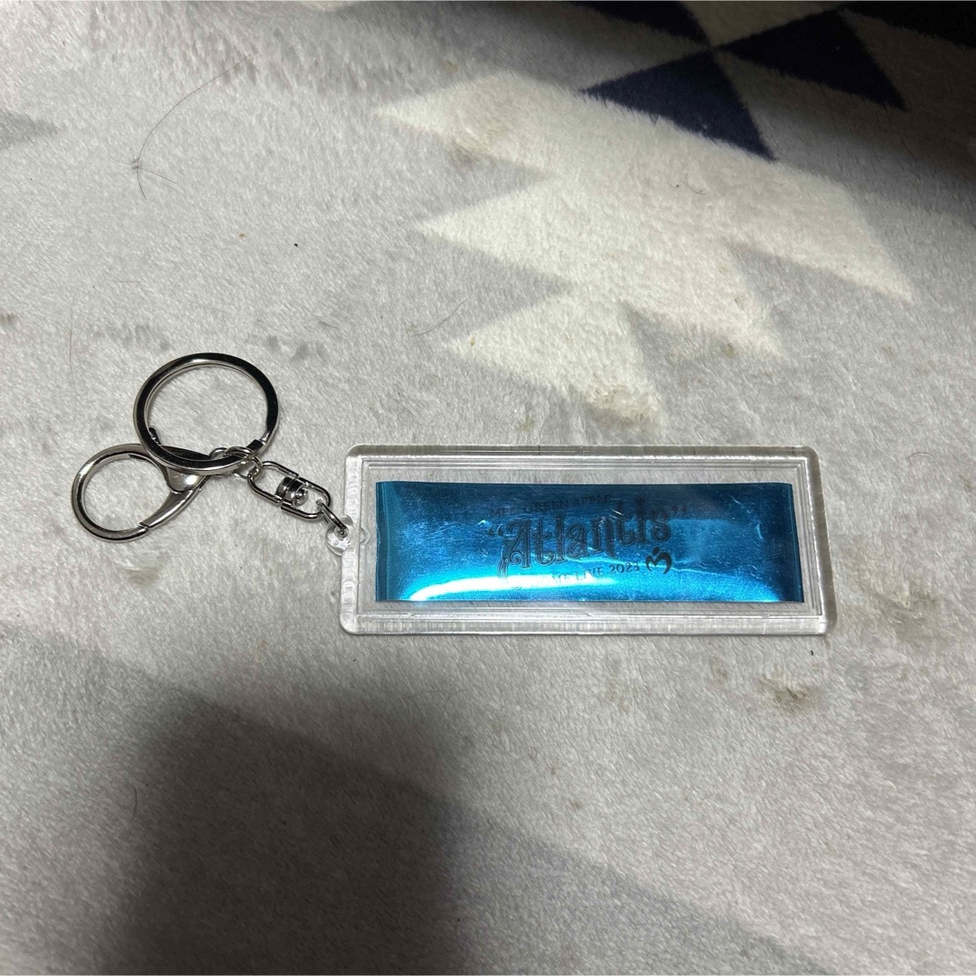 ミセスグリーンアップル アトランティス銀テープキーホルダーの ミセスグリーンアップル アトランティス銀テープキーホルダーの
