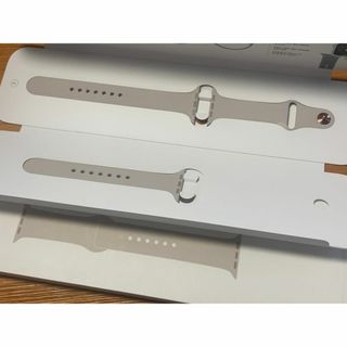 未使用 Apple Watch 純正スポーツバンド ストーン 44mm(ラバーベルト)