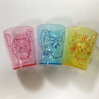 チイカワ(ちいかわ)のちいかわ ちいかわらんど ノベルティ プラスチックコップ 3種 コンプセット(ノベルティグッズ)