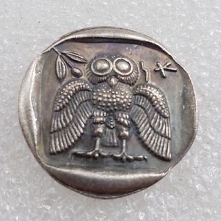ドラクマ海外 ギリシャ銀貨 古ギリシャ  希少 ギリシャ 銀貨 シルバー コイン(貨幣)
