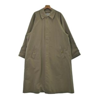 アクアスキュータム(AQUA SCUTUM)のAQUASCUTUM アクアスキュータム ステンカラーコート -(L位) カーキ 【古着】【中古】(ステンカラーコート)