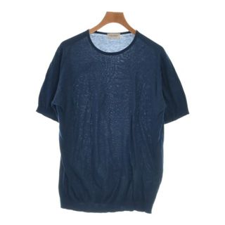 ジョンスメドレー(JOHN SMEDLEY)のJOHN SMEDLEY ジョンスメドレー ニット・セーター L 青 【古着】【中古】(ニット/セーター)