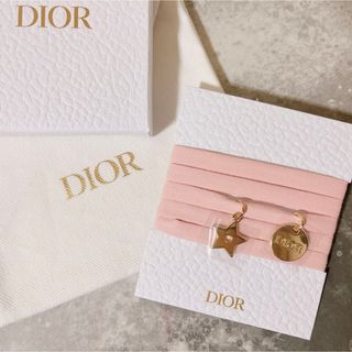 ディオール(Dior)のDior シルバー会員 ノベルティ ブレスレット ピンク(ブレスレット/バングル)