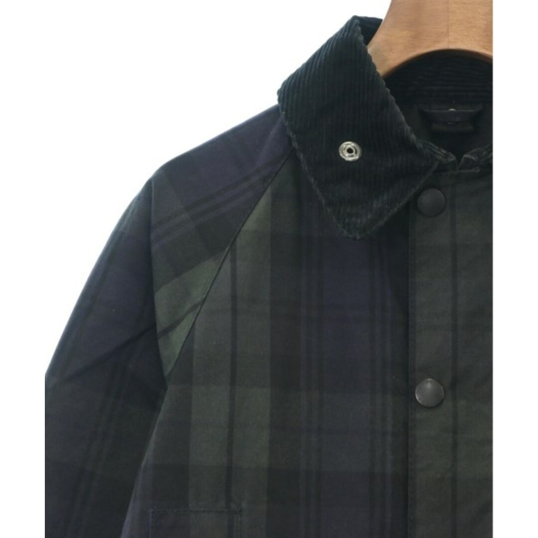 Barbour(バーブァー)のBarbour バブアー ブルゾン（その他） 32(XS位) 緑x紺(チェック) 【古着】【中古】 メンズのジャケット/アウター(その他)の商品写真