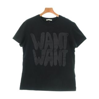 ヴァレンティノ(VALENTINO)のVALENTINO ヴァレンティノ Tシャツ・カットソー M 黒 【古着】【中古】(Tシャツ/カットソー(半袖/袖なし))