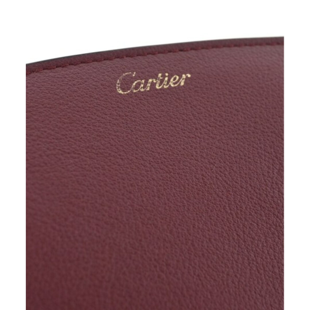 Cartier(カルティエ)のCartier カルティエ クラッチバッグ - エンジ 【古着】【中古】 レディースのバッグ(クラッチバッグ)の商品写真