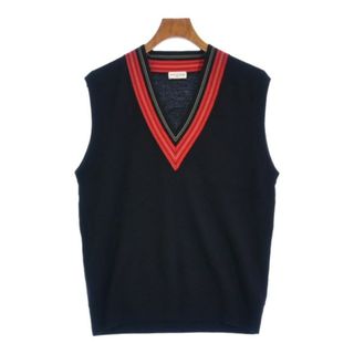 ドリスヴァンノッテン(DRIES VAN NOTEN)のDRIES VAN NOTEN ドリスヴァンノッテン ベスト M 黒x赤 【古着】【中古】(ベスト)