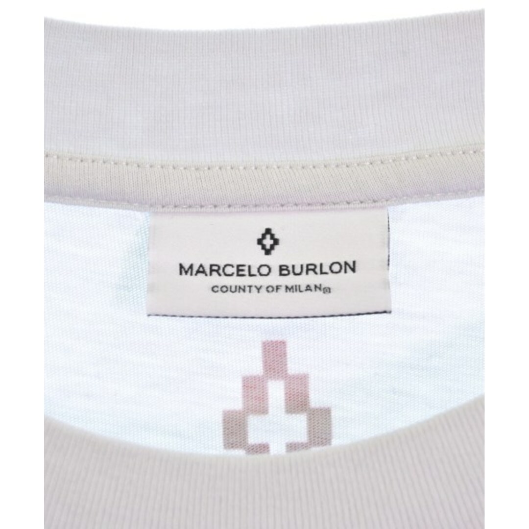 MARCELO BURLON(マルセロブロン)のMARCELO BURLON Tシャツ・カットソー S グレーx赤x青 【古着】【中古】 メンズのトップス(Tシャツ/カットソー(半袖/袖なし))の商品写真