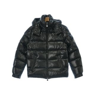 モンクレール(MONCLER)のMONCLER モンクレール ダウンジャケット/ダウンベスト 1(S位) 黒 【古着】【中古】(ダウンジャケット)