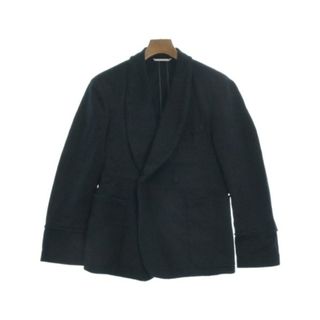 トムブラウン(THOM BROWNE)のTHOM BROWNE トムブラウン カジュアルジャケット 1(S位) 紺 【古着】【中古】(テーラードジャケット)