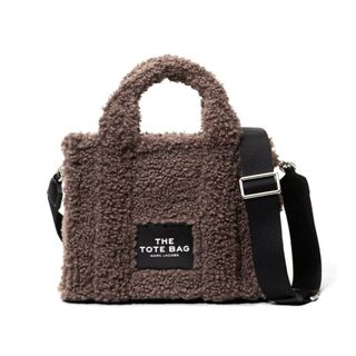 マークジェイコブス(MARC JACOBS)のマークジェイコブスTHE TEDDY MINI TOTE BAG グレー(トートバッグ)