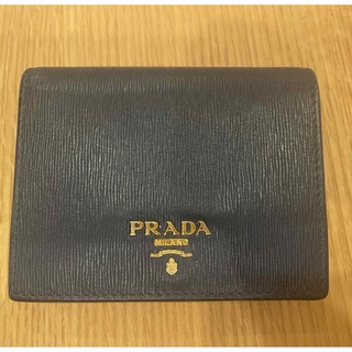 プラダ(PRADA)のPRADA プラダ　サフィアーノ　二つ折り財布(財布)