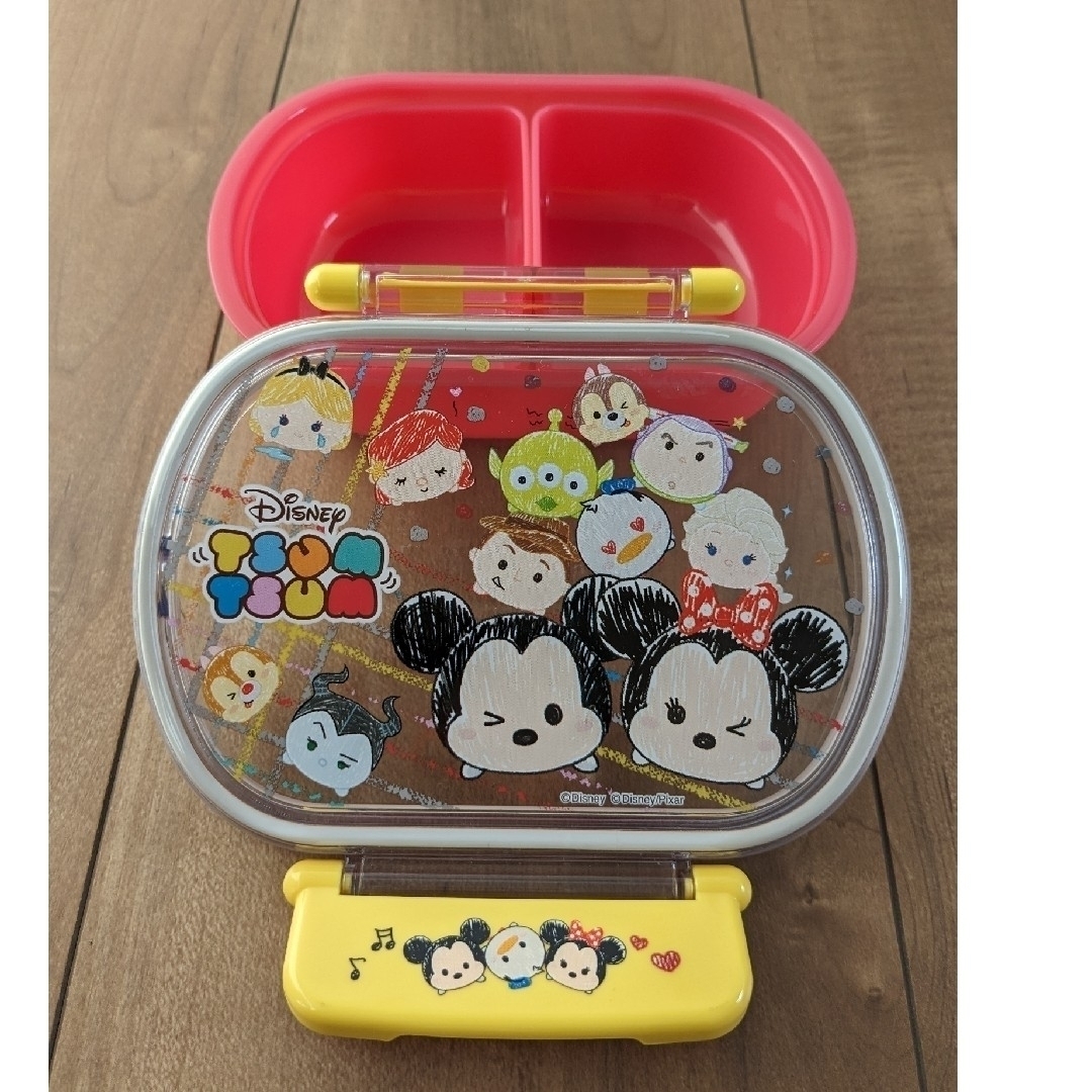 Disney(ディズニー)の[美品] ディズニーツムツム ランチボックスセット インテリア/住まい/日用品のキッチン/食器(弁当用品)の商品写真