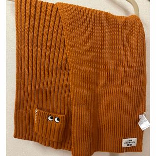 ユニクロ(UNIQLO)の新品 ユニクロ アニヤハインドマーチ マフラー オレンジ(マフラー/ショール)