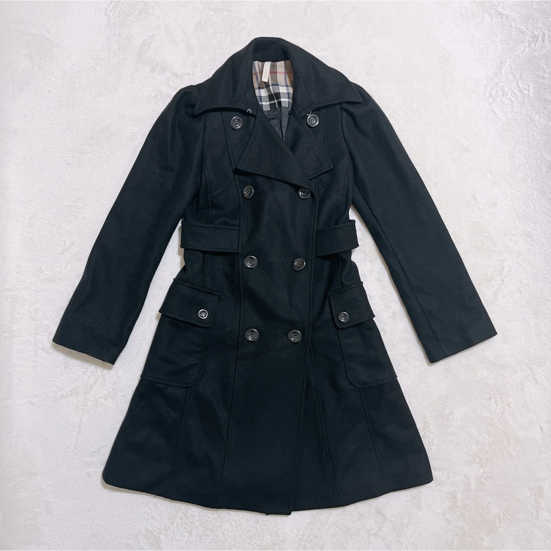 UNTITLED(アンタイトル)のウール素材ロングコート レディースのジャケット/アウター(ロングコート)の商品写真