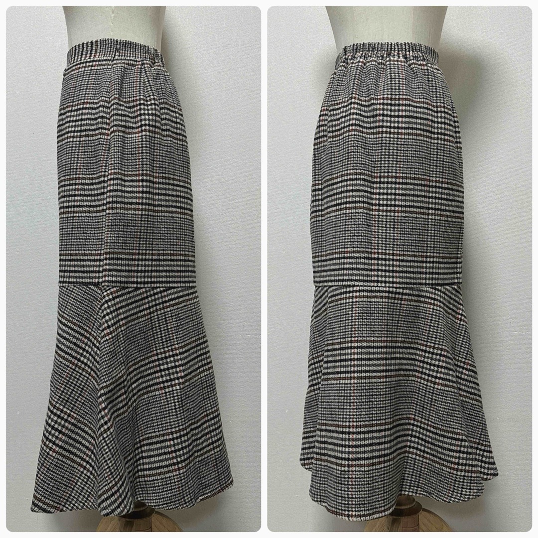 Lian(リアン)のLian カラーチェックマーメイドスカート レディースのスカート(ロングスカート)の商品写真