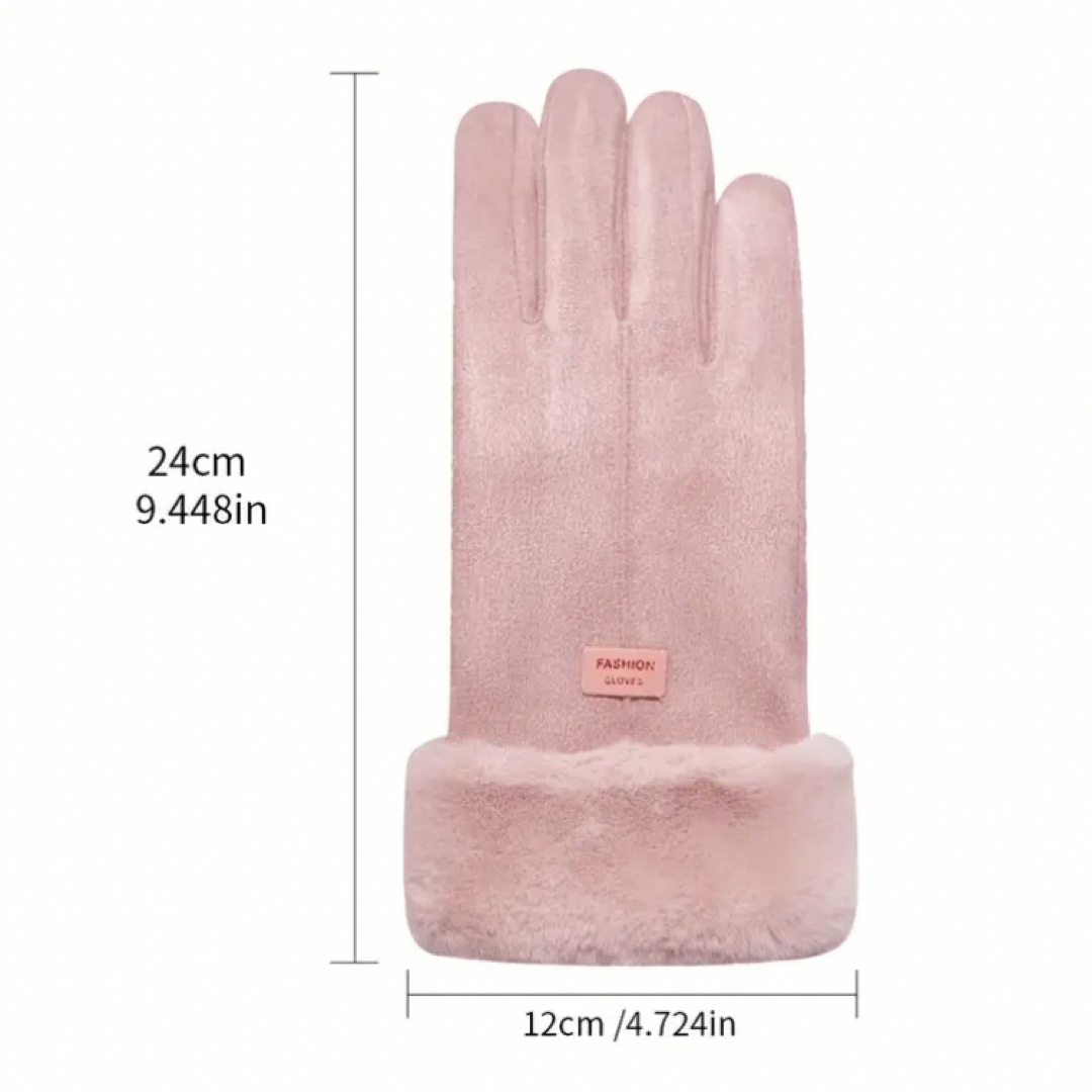 レディース 手袋 ピンク色 レディースのファッション小物(その他)の商品写真