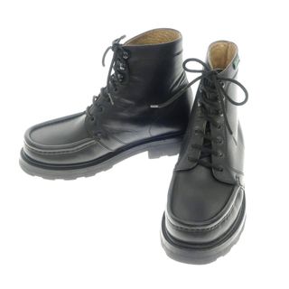 パラブーツ(Paraboot)の【中古】パラブーツ Paraboot MAULRUCK別注 モカシン レースアップブーツ ブラック【サイズ7.5】【メンズ】(ブーツ)