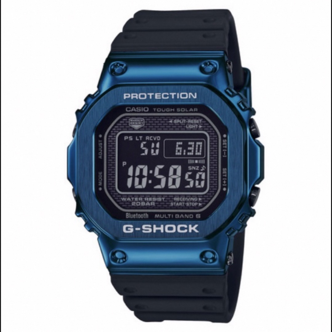 G-SHOCK(ジーショック)の美品 Gショック GMW-B5000G-2JF（ブルー） メンズの時計(腕時計(デジタル))の商品写真