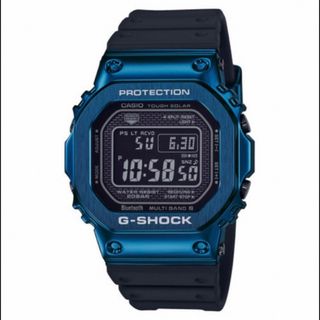 ジーショック(G-SHOCK)の美品 Gショック GMW-B5000G-2JF（ブルー）(腕時計(デジタル))