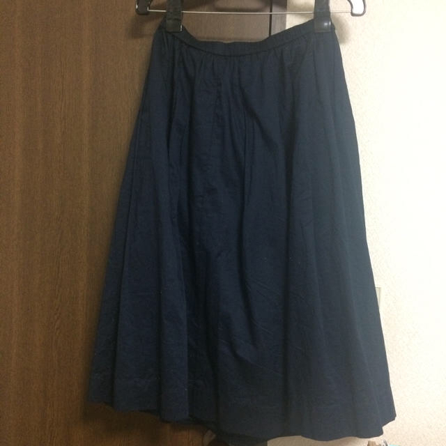 UNIQLO(ユニクロ)の専用ページ ♡ ロング フレアスカート ♡ ネイビー  レディースのスカート(ロングスカート)の商品写真