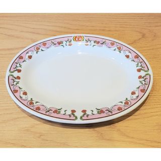 【未使用】餃子の王将  餃子皿  サイズ25.5 × 18.4cm  陶器製(ノベルティグッズ)