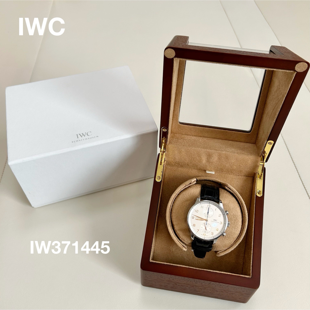 約18cmケース厚み【極美品】IWC IW371445 腕時計　ポルトギーゼ・クロノグラフ