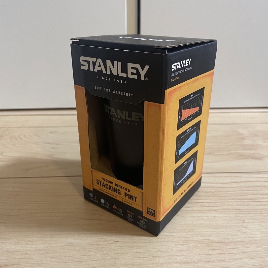 Stanley(スタンレー)のSTANLEY 真空断熱 スタッキングパイント 0.47L セット　タンブラー  スポーツ/アウトドアのアウトドア(食器)の商品写真