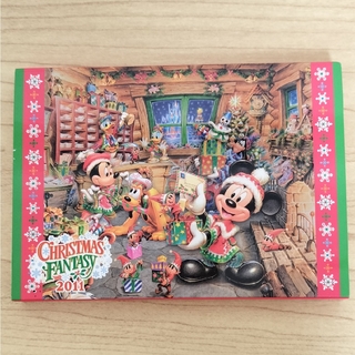 ディズニー(Disney)のディズニー メモ帳 クリスマス 2011 ミッキー クリスマスファンタジー(キャラクターグッズ)