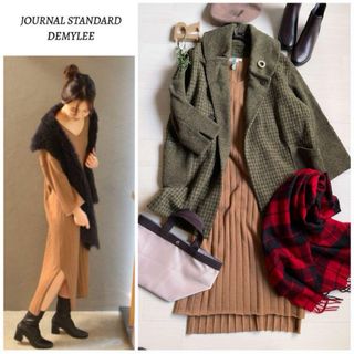 ジャーナルスタンダード(JOURNAL STANDARD)の6.1万 JOURNAL STANDARD  カシミヤ100ニットワンピース(ロングワンピース/マキシワンピース)