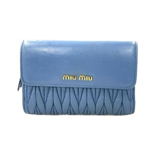 ミュウミュウ(miumiu)のミュウミュウ MiuMiu 三つ折り財布    レディース(財布)