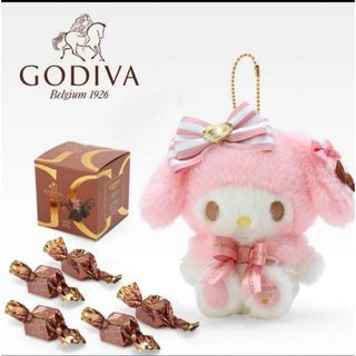 サンリオ(サンリオ)のサンリオ❣️ マイメロディ マスコット   GODIVA 2024 バレンタイン(ぬいぐるみ)