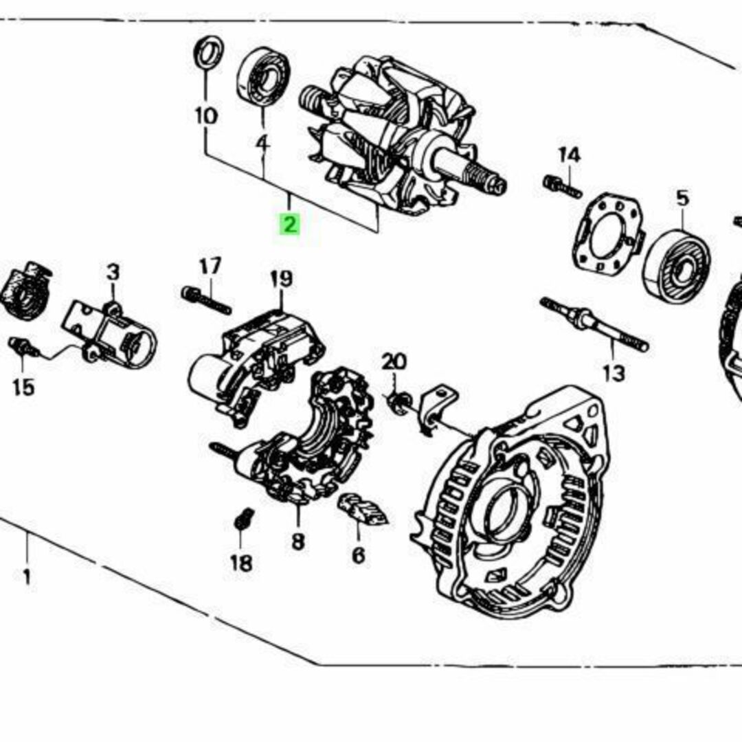 ホンダ(ホンダ)のホンダ トルネオ GH-CL1 ローターASSY  自動車/バイクの自動車(車種別パーツ)の商品写真