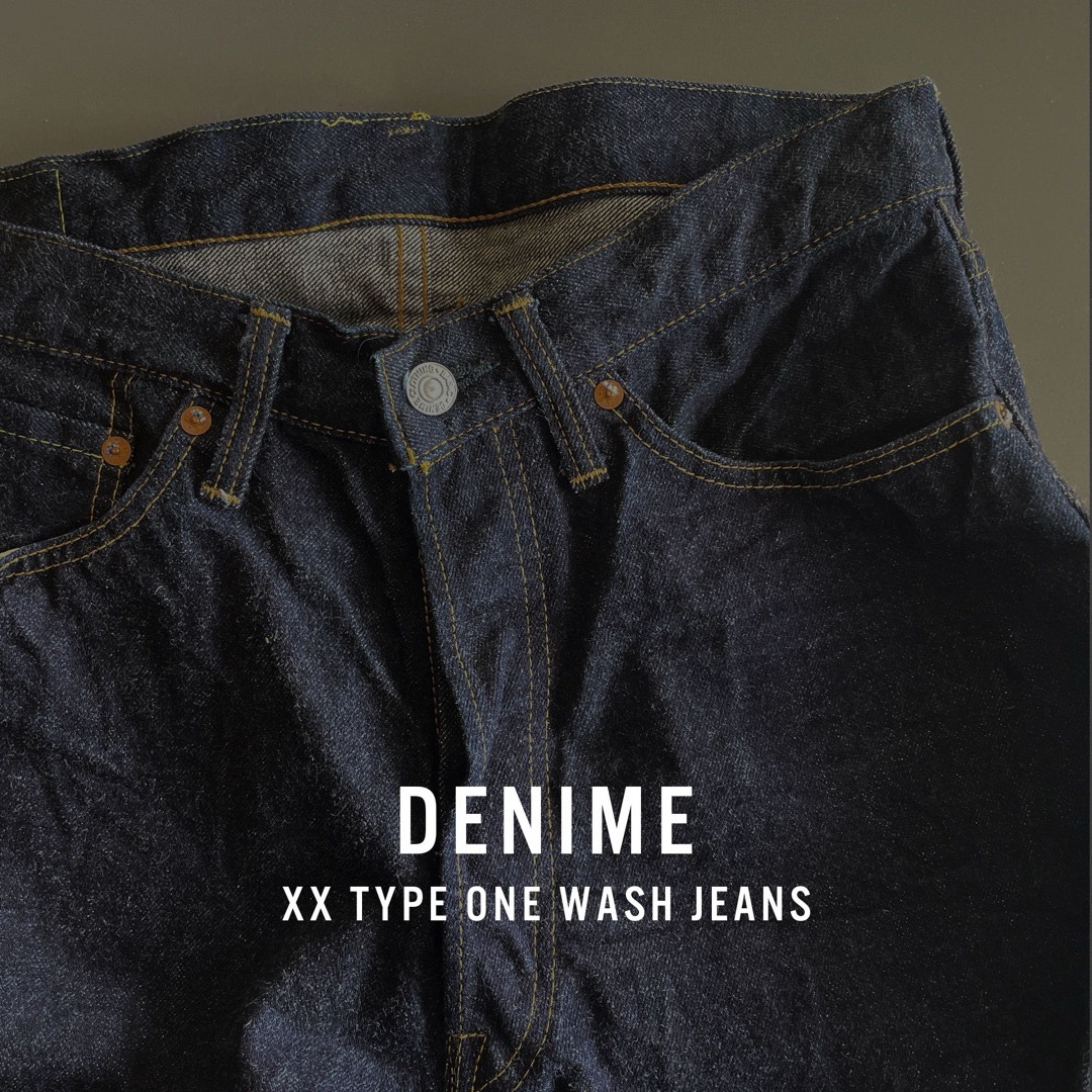 DENIME(ドゥニーム)の新品未使用品 DENIME XX W32 ドゥニーム ジーンズ デニム タグ付 メンズのパンツ(デニム/ジーンズ)の商品写真