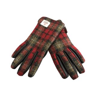 美品  Harris Tweed 手袋 チェック柄    レディース(手袋)