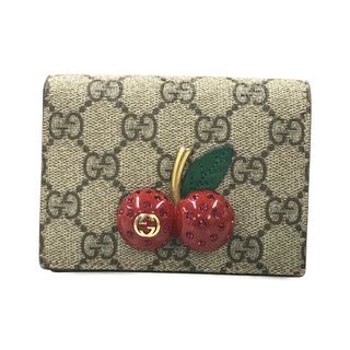 グッチ(Gucci)のグッチ GUCCI 二つ折り財布 チェリー さくらんぼ レディース(財布)