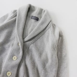 マーガレットハウエル(MARGARET HOWELL)の美品 2023AW マーガレットハウエル MARGARET HOWELL SOFT CASHMERE カシミヤニットカーディガン F/【2400013700788】(カーディガン)